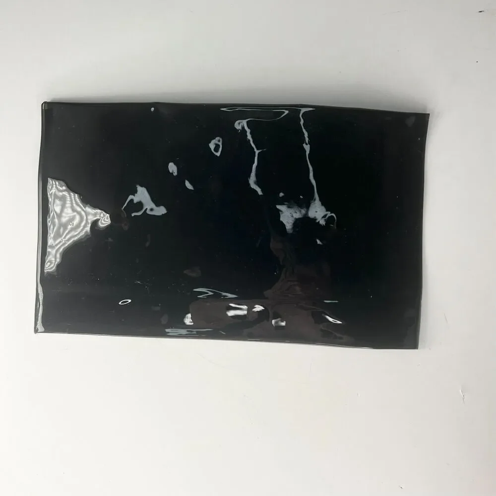 Sephora Transparent Clear MakeUp Toiletry Travel Wet Clutch Bag Black New